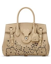 Ralph Lauren - Canvas Soft Ricky 27 Top-Handle Bag - Lyst