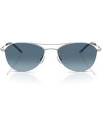 Oliver Peoples - Aero Ii Aviator Sunglasses - Lyst