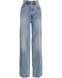 Zimmermann - High-rise Wide-leg Jeans - Lyst