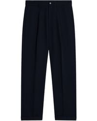 dunhill - Cotton-Wool Drill Tapered Chinos - Lyst
