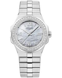 Chopard - Diamond And Stainless Steel Alpine Eagle Watch 36mm - Lyst