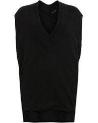 AllSaints - Wool Sleeveless Bern Sweater - Lyst