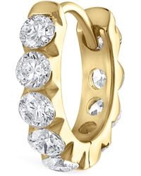 Maria Tash - Invisible Set Large Diamond Eternity Hoop Earring - Lyst