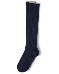 Brunello Cucinelli - Cashmere Ribbed Socks - Lyst