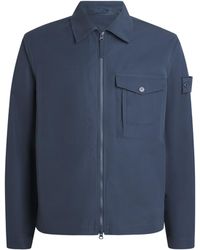 Stone Island - Cotton Canvas Ghost Overshirt - Lyst
