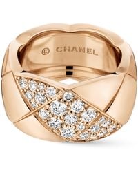 CHANEL - And Diamond Coco Crush Ring - Lyst