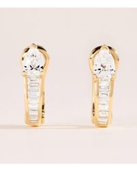 Anita Ko - And Diamond Saturn Huggie Earrings - Lyst