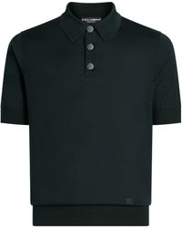 Dolce & Gabbana - Silk Polo Sweater - Lyst