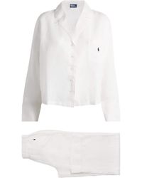 Polo Ralph Lauren - Linen-Cotton Pyjama Set - Lyst