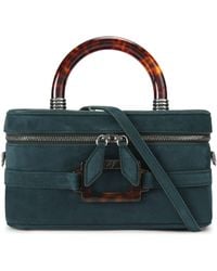 Roger Vivier - Mini Suede Vanity Belle Vivier Top-Handle Bag - Lyst