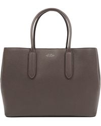 Smythson - Small Leather Day Tote Bag - Lyst