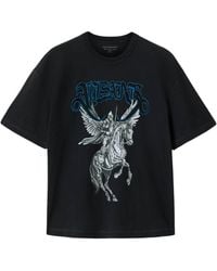 AllSaints - Seraph Graphic T-Shirt - Lyst