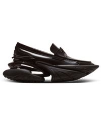 Balmain - Leather Slip-on Unicorn Sneakers - Lyst