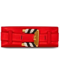 Balmain - Satin Anthem Clutch Bag - Lyst