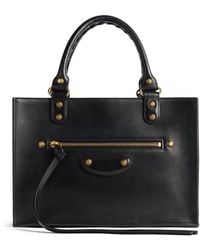Balenciaga - Medium Leather Le City Tote Bag - Lyst