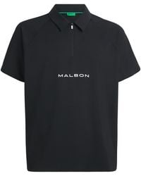 Malbon - Performance Zip Raglan Polo Shirt - Lyst