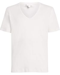 Sunspel - Sea Island Cotton V-Neck T-Shirt - Lyst