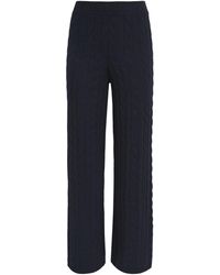 Soft Goat - Cashmere Cable-Knit Sweatpants - Lyst