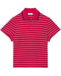 McQueen - Stripe Polo Shirt - Lyst