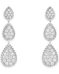 Boucheron - And Diamond Serpent Bohème Pendant Earrings - Lyst