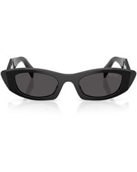 Prada - Acetate Oval Sunglasses - Lyst