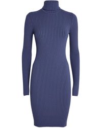 Wolford - Wool-cotton Ribbed Dress - Lyst