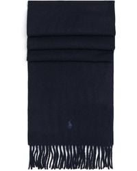 Polo Ralph Lauren - Cashmere Fringe Scarf - Lyst