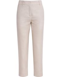 Eleventy - Wool-Silk-Linen Tailored Trousers - Lyst