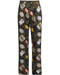 Rhude - Bandana Print Wide-Leg Trousers - Lyst