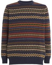 Barbour - Wool Fair Isle Sweater - Lyst