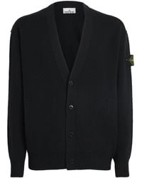 Stone Island - Virgin Wool Compass Cardigan - Lyst
