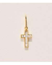 Rosa De La Cruz - And Diamond Cross Pendant - Lyst