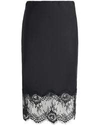 Herskind - Lace-Trim Herbert Midi Skirt - Lyst