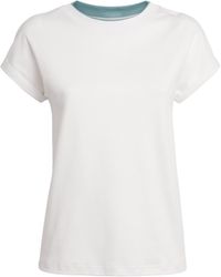 Eleventy - Cotton Layered T-Shirt - Lyst
