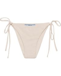 Prada - Embellished Bikini Bottoms - Lyst
