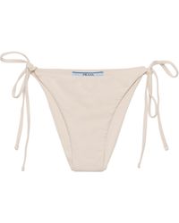 Prada - Embellished Bikini Bottoms - Lyst
