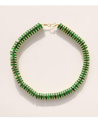 Eddie Borgo - Plated Jade And Malachite Lenox Necklace - Lyst