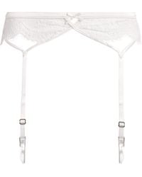 Fleur du Mal - Lace Frankie Suspender Belt - Lyst