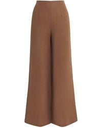 Faithfull the Brand - Linen High-Rise Wide-Leg Trousers - Lyst