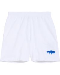 Balenciaga - Cotton Wet Brush Shorts - Lyst