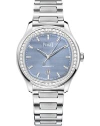Piaget - Stainless Steel And Diamond Polo Date Watch 36mm - Lyst