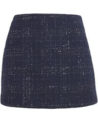 Maje - Check Mini Skort - Lyst