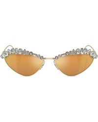 Swarovski - Crystal-embellished Cat-eye Sunglasses - Lyst