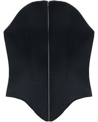 McQueen - Mcqueen Corset Top - Lyst
