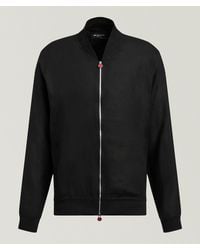 Kiton - Linen Bomber - Lyst