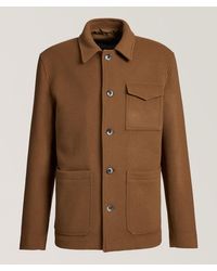 Herno - Wool-Blend Overshirt - Lyst