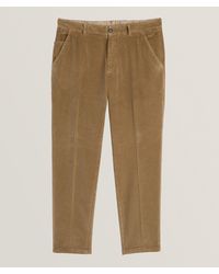 Isaia - Corduroy Cotton-Stretch Pants - Lyst