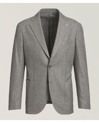 L.B.M. 1911 - Checked Wool Sport Jacket - Lyst