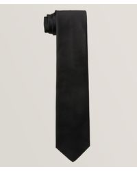 Canali - Solid Silk Tie - Lyst