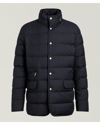 Moorer - Ilvo-Pum Removable-Bib Quilted Jacket - Lyst